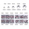 6616 Pieces Hotfix Rhinestones 5 Mixed Sizes FlatBack Crystal Rhinestones for Crafts Round Glass Gems with Tweezers and Picking Rhinestones Pen(Clear)